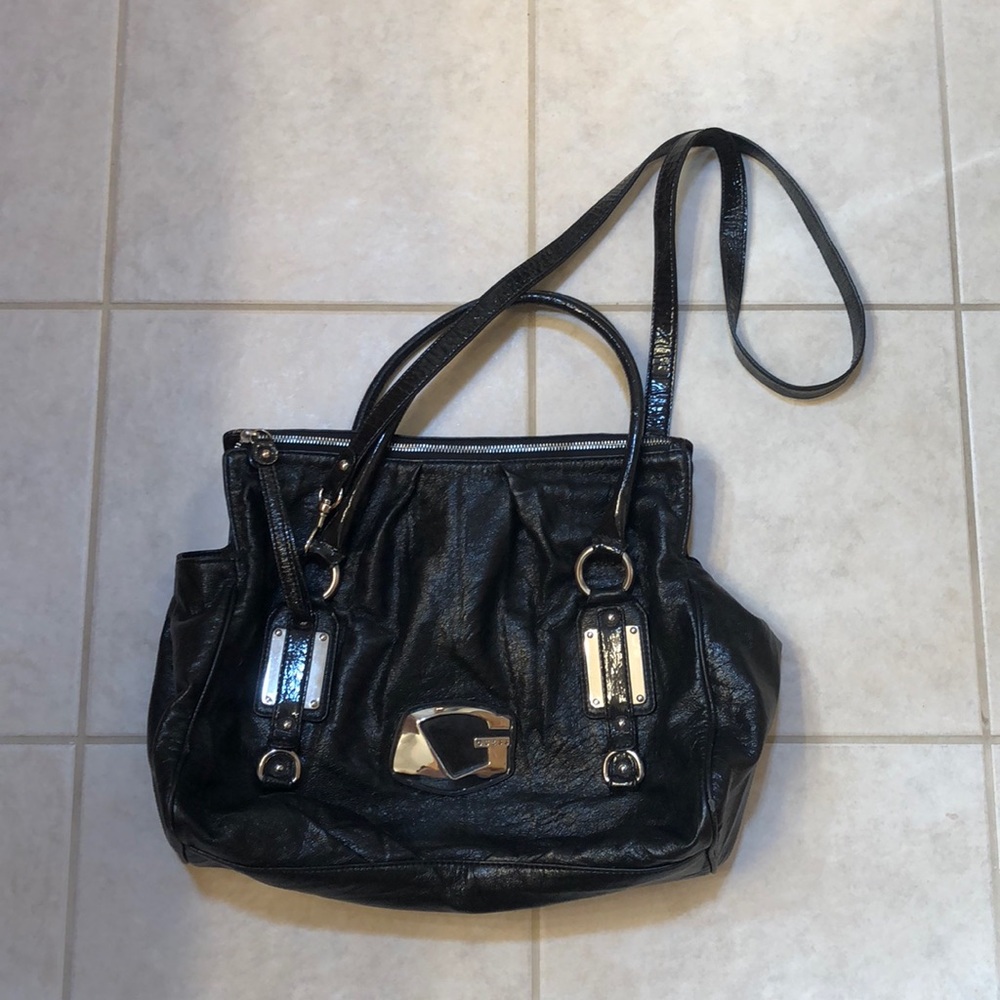 Guess cross body black purse
